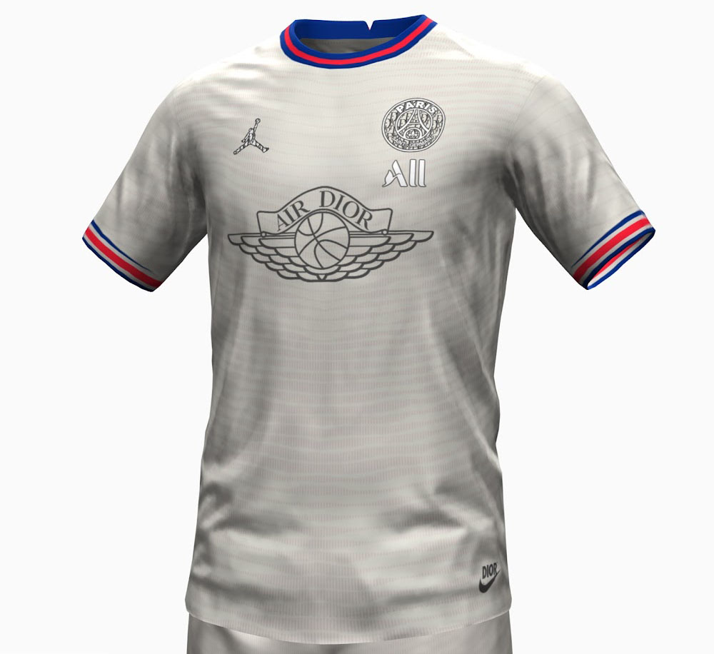  올댓부츠  PSG X DIOR, 가상의 유니폼 디자인